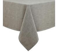 smiry Faux Linen Wipe Clean Table Cloth Rectangular 140x180 cm Leinen | Faux Linen Texture, Lotus Water Resistant, Wipe Clean & Machine Wash, Non-Wrinkle, For Kitchen Party Wedding