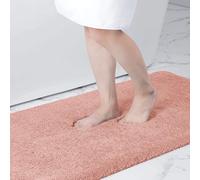 smiry Thick Premium Microfiber Bath Mat 40 x 60 cm Bathroom Mat Pink