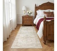 smiry Vintage Area Rugs Living Room 80 x 150 cm Carpet Cream