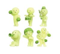 Smiski Cheer Series Figurine (Fanfare - Pom Pom) Glow in the Dark, Multicolor