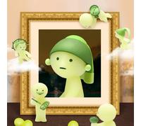 Smiski Doll Museum Series genuine cute collectible glow in the dark dolls figure