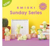 Smiski Doll Sunday Series genuine cute collectible glow in the dark dolls figure