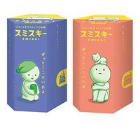 Smiski Glow in the Dark Mini Figures Set - Bed + Living Room, 2 Assorted Boxes