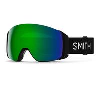 Smith 4D Mag Black ChromaPop Sun Green Mirror Ski Goggles + Bonus Lens Smith Black