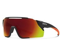Smith Attack MAG MTB Rimless Sunglasses Black Cinder/CP Red Mirror/Amber 172 mm