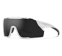 Smith Attack MAG MTB Rimless Sunglasses White/CP Black&ChromaPop Low Light Amber