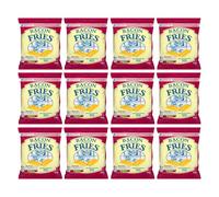 Smith Bacon Fries Pub Card Bundle 24g x 12 Pack - Crunchy Bacon Fries Flavor Savoury Selection Cereal Snack Ideal for All Types of Drinks [Packaging may vary]