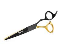 SMITH CHU Professional Hairdressing Scissors - Japanese Stainless Steel Black Gold 6 Inch