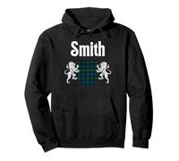 Smith Clan Scottish Name Coat Of Arms Tartan Pullover Hoodie