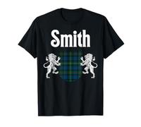 Smith Clan Scottish Name Coat Of Arms Tartan T-Shirt