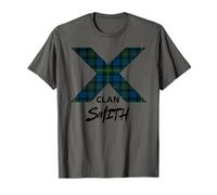 Smith Clan Scottish Name Coat Of Arms Tartan T-Shirt