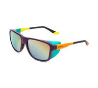 Smith Embark Sunglasses Purple Cinder Hi Viz/CP Polarized Opal Blue Mirror 58 mm