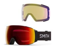 Smith I/O MAG Snowboard/Ski Goggles, M Black/CP Sun Red Mirror