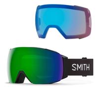 Smith I/O MAG XL Snowboard/Ski Goggles, XL Black Frame + CP Sun Green