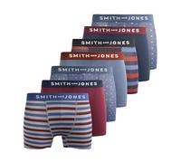 Smith & Jones Mens Aziel Assorted Designs Boxer Shorts (Pack BG1756