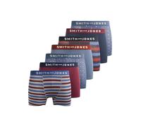 Smith & Jones Men's Aziel Assorted Designs Boxer Shorts (Pack of 7) | Size: Medium Smith & Jones Multicolor M