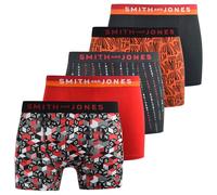 Smith & Jones Mens Brevin Boxer Shorts (Pack of 5) / N/A N/A BG1758