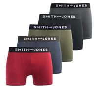 Smith & Jones Mens Cedar Boxer Shorts (Pack of 5) BG1745