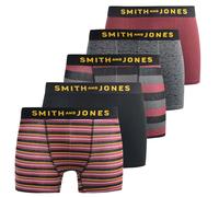 Smith & Jones Mens Kole Assorted Designs Boxer Shorts (Pack BG1762