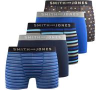 Smith & Jones Mens Lathan Assorted Designs Boxer Shorts (Pac BG1763