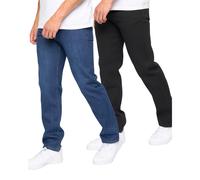 Smith & Jones Mens Sazzi Straight Jeans (Pack of 2) BG1862