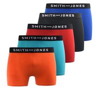 Smith & Jones Mens Tovin Boxer Shorts (Pack of 5) / N/A N/A BG1753