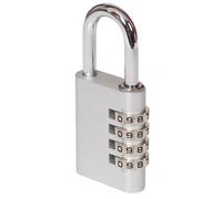 Smith & Locke Aluminium Combination Padlock (H)50mm (W)40mm