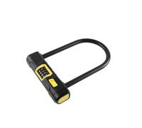 Smith & Locke Black Hardened Steel Combination D-Lock (W)115mm