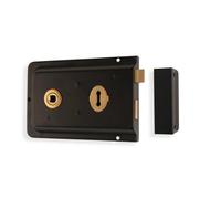 Smith & Locke Black Steel 2 Lever Not Fir Sashlock (W)155mm