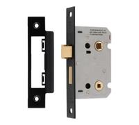 Smith & Locke Black Steel Fir Sashlock (W)65mm