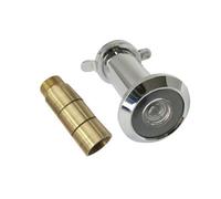 Smith & Locke Chrome Effect Galvanised Brass 200° Door Viewer, (Dia)25.9mm