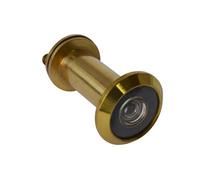 Smith & Locke Galvanised Brass 180° Door Viewer, (Dia)25.9mm