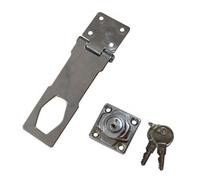 Smith & Locke Galvanised Steel Hasp & Staple, (L)115mm (W)45mm