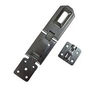 Smith & Locke Galvanised Steel Hasp & Staple, (L)158mm (W)44mm