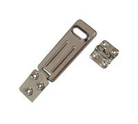 Smith & Locke Galvanised Steel Hasp & Staple, (L)90mm (W)38mm