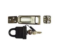 Smith & Locke Galvanised Steel Hasp & Staple, (L)90mm (W)40mm