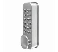 Smith & Locke Grey Zinc Alloy 4-6 Digit Push-Button Lock