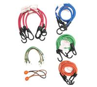 Smith & Locke Multicolour Bungee Cord Set With Hooks (L)1000mm, Set Of 16