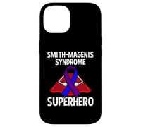 Smith-Magenis Syndrome Superhero Warrior Fighter Ribbon Case for iPhone 14