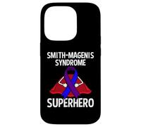 Smith-Magenis Syndrome Superhero Warrior Fighter Ribbon Case for iPhone 14 Pro