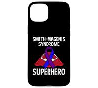 Smith-Magenis Syndrome Superhero Warrior Fighter Ribbon Case for iPhone 15 Plus