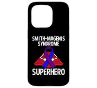 Smith-Magenis Syndrome Superhero Warrior Fighter Ribbon Case for iPhone 15 Pro