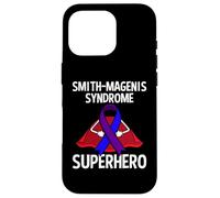 Smith-Magenis Syndrome Superhero Warrior Fighter Ribbon Case for iPhone 16 Pro