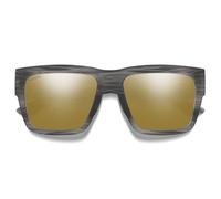 Smith Men's Rectangle Matte Grey Horn ChromaPop Bronze Brown Mirror Lineup Smith Grey One Size