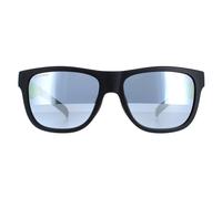 Smith Men's Square Matte Black Yellow Chromapop Silver Mirror Lowdown Slim/N Smith Black One Size