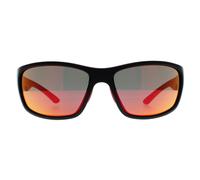 Smith Men's Wrap Matte Black Red Multilayer Mirror Journey Smith Black One Size