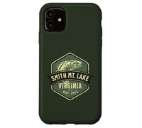 Smith Mountain Lake Virginia 1963 Fish Distressed Design Case for iPhone 11