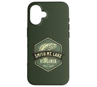 Smith Mountain Lake Virginia 1963 Fish Distressed Design Case for iPhone 16