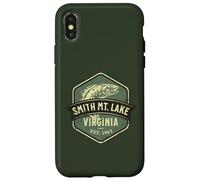 Smith Mountain Lake Virginia 1963 Fish Distressed Design Case for iPhone X/XS
