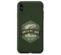 Smith Mountain Lake Virginia 1963 Fish Distressed Design Case for iPhone XS Max